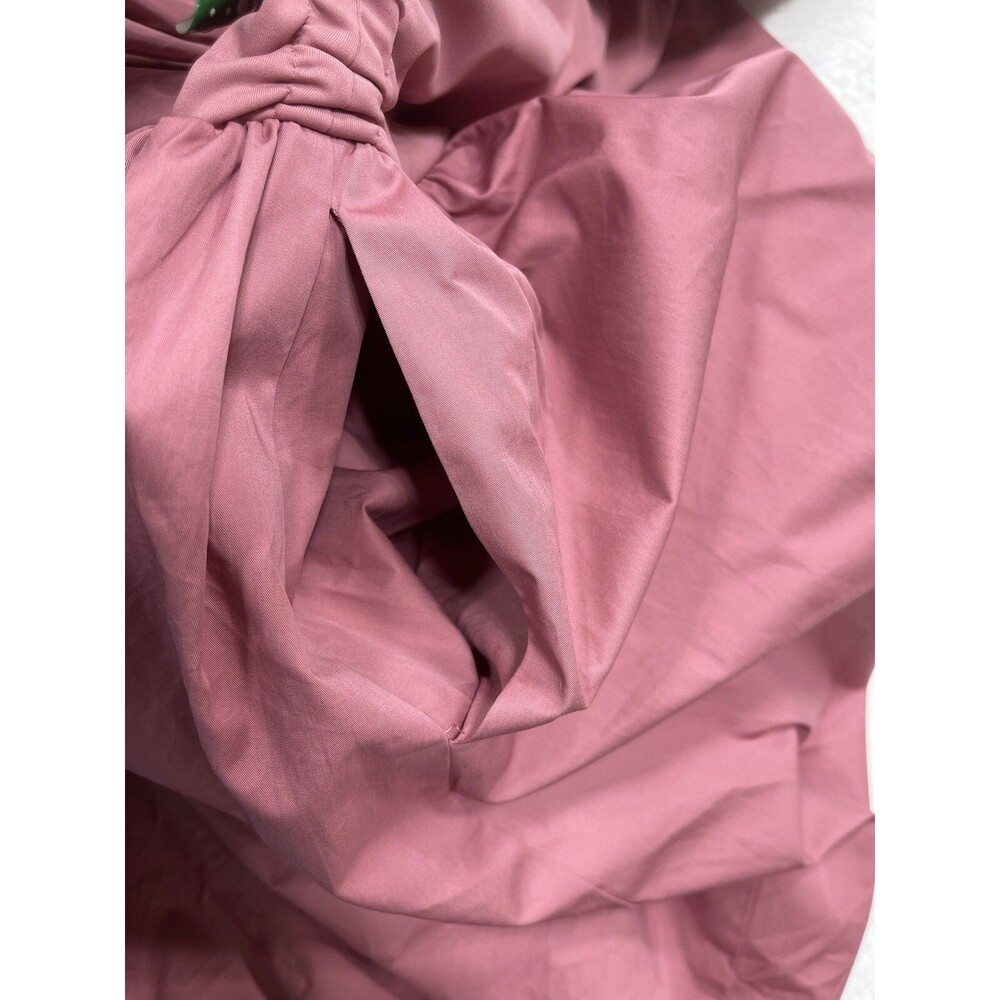 Anthropologie Mare Mare Midi Dress Rose Drop Waist Bubble Hem Preppy Size XL NWT - Picture 7 of 11